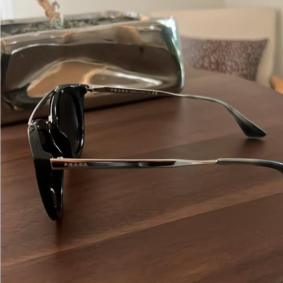 Used Prada Women's UV Protection Black Sunglasses. With original box and papers. - Picture 6 of 7